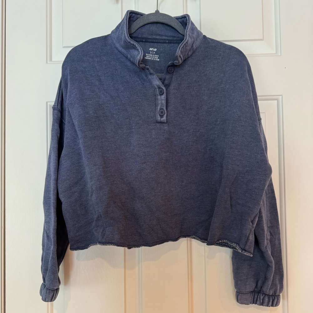 Aerie Cropped Sweatshirt, Small